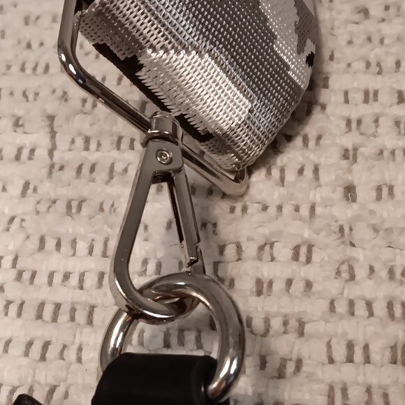 Ahdorned cheetah print guitar strap black faux leather convertible bag purse - Picture 6 of 14